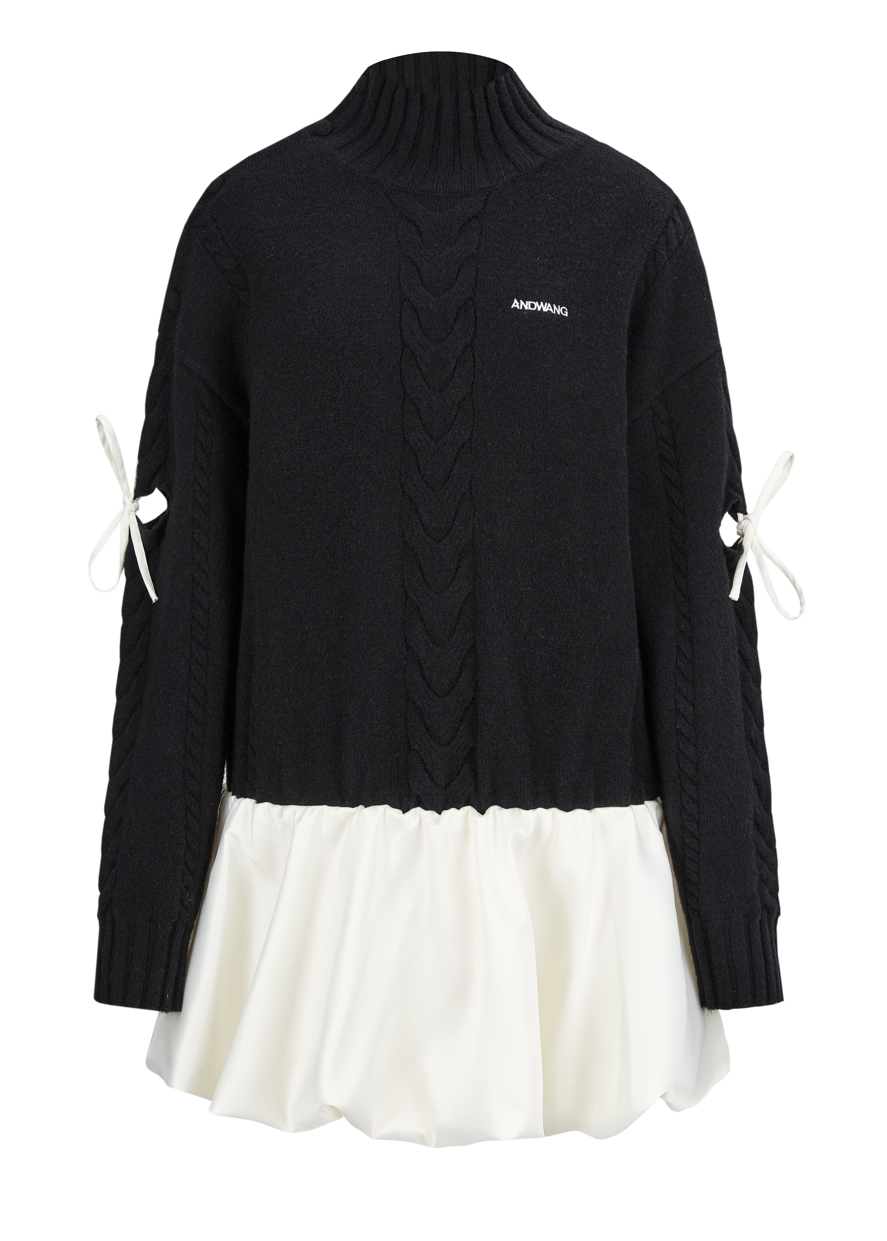 (pre)Ribbon Balloon Cutout Dress