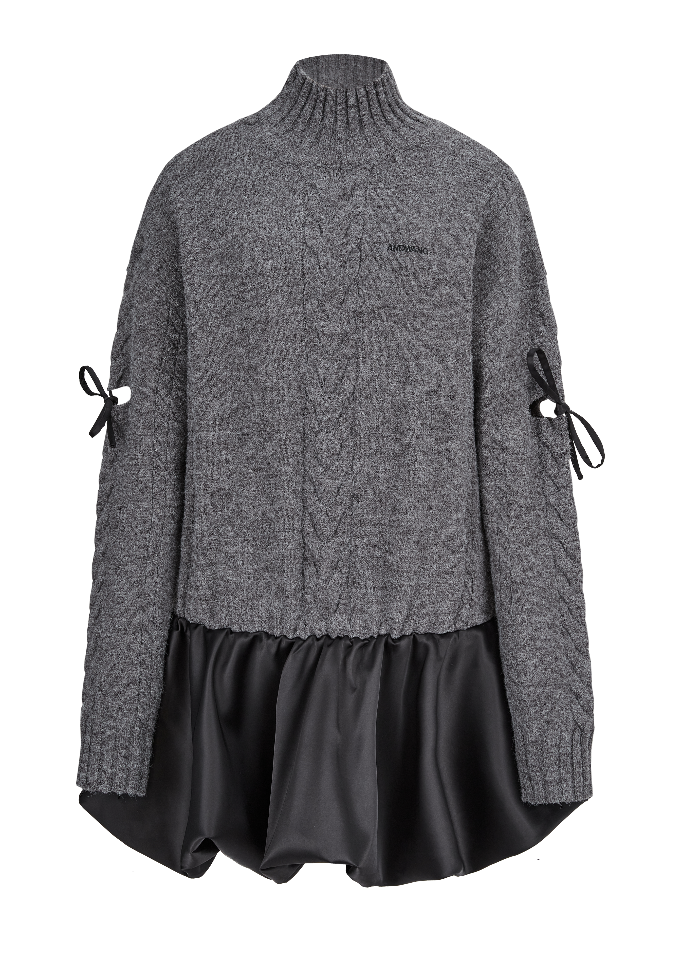 (pre)Ribbon Balloon Cutout Dress