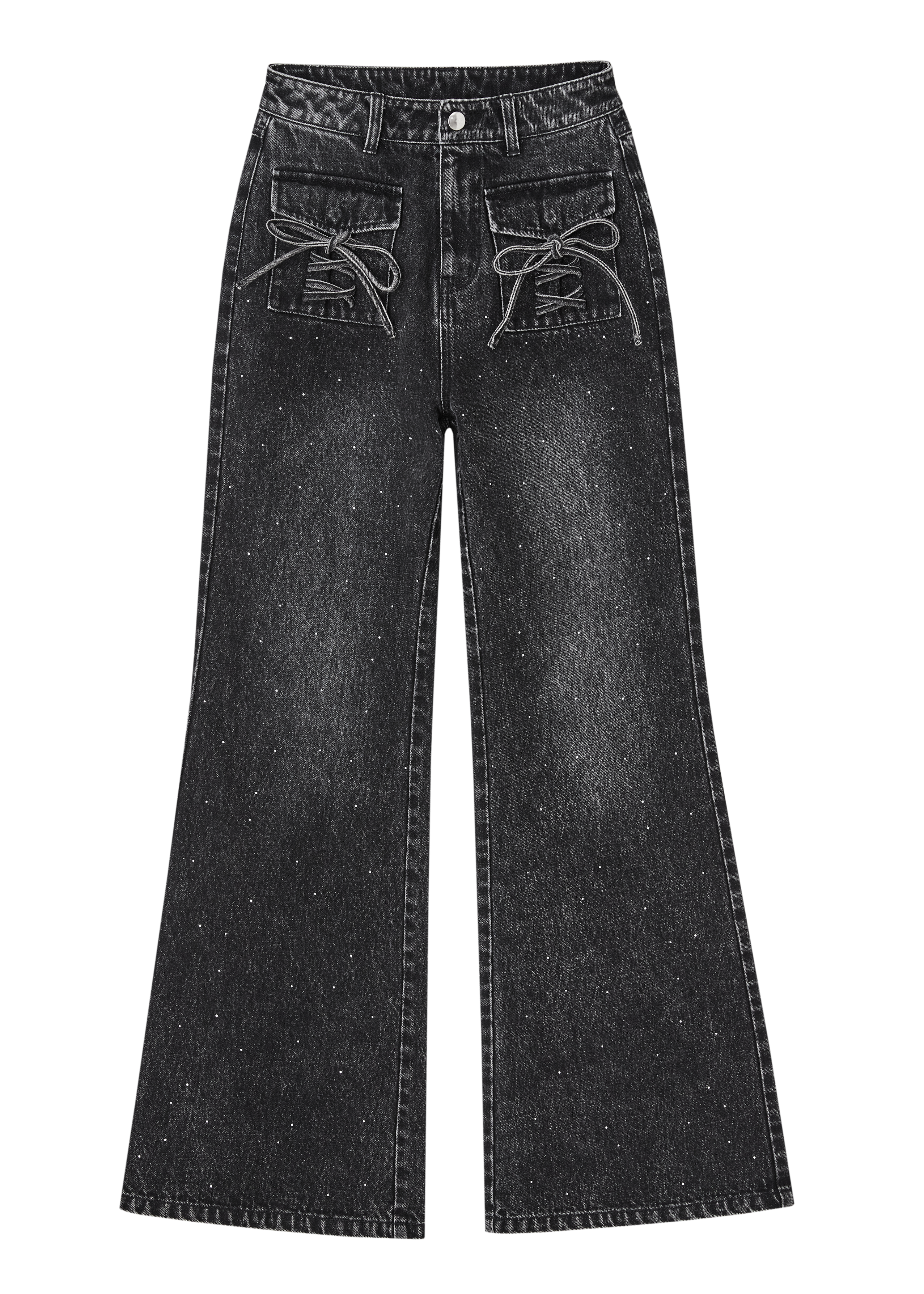 (pre)Bijou Ribbon Straight Denim