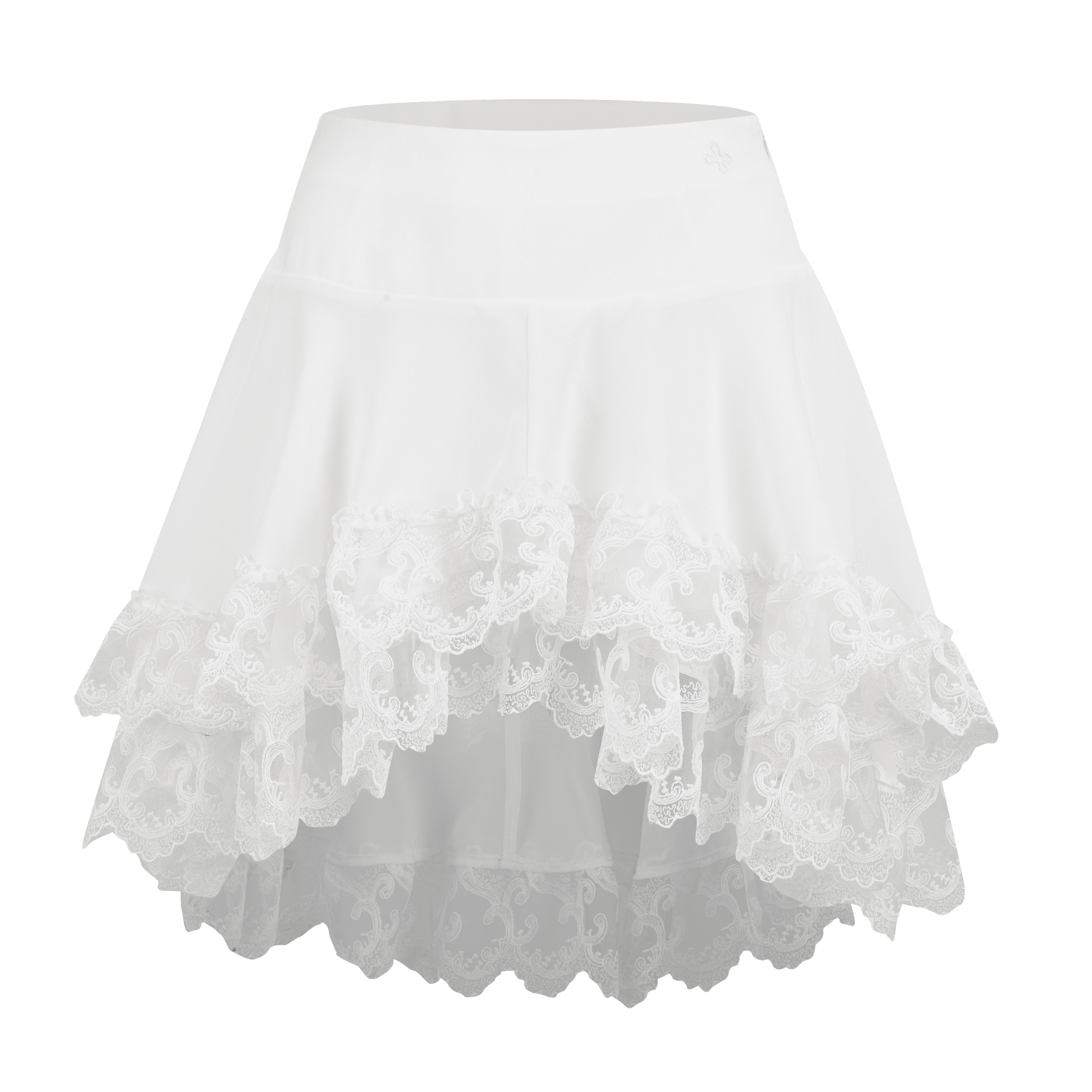 (pre) Layer Frill Lace Mini Skirt
