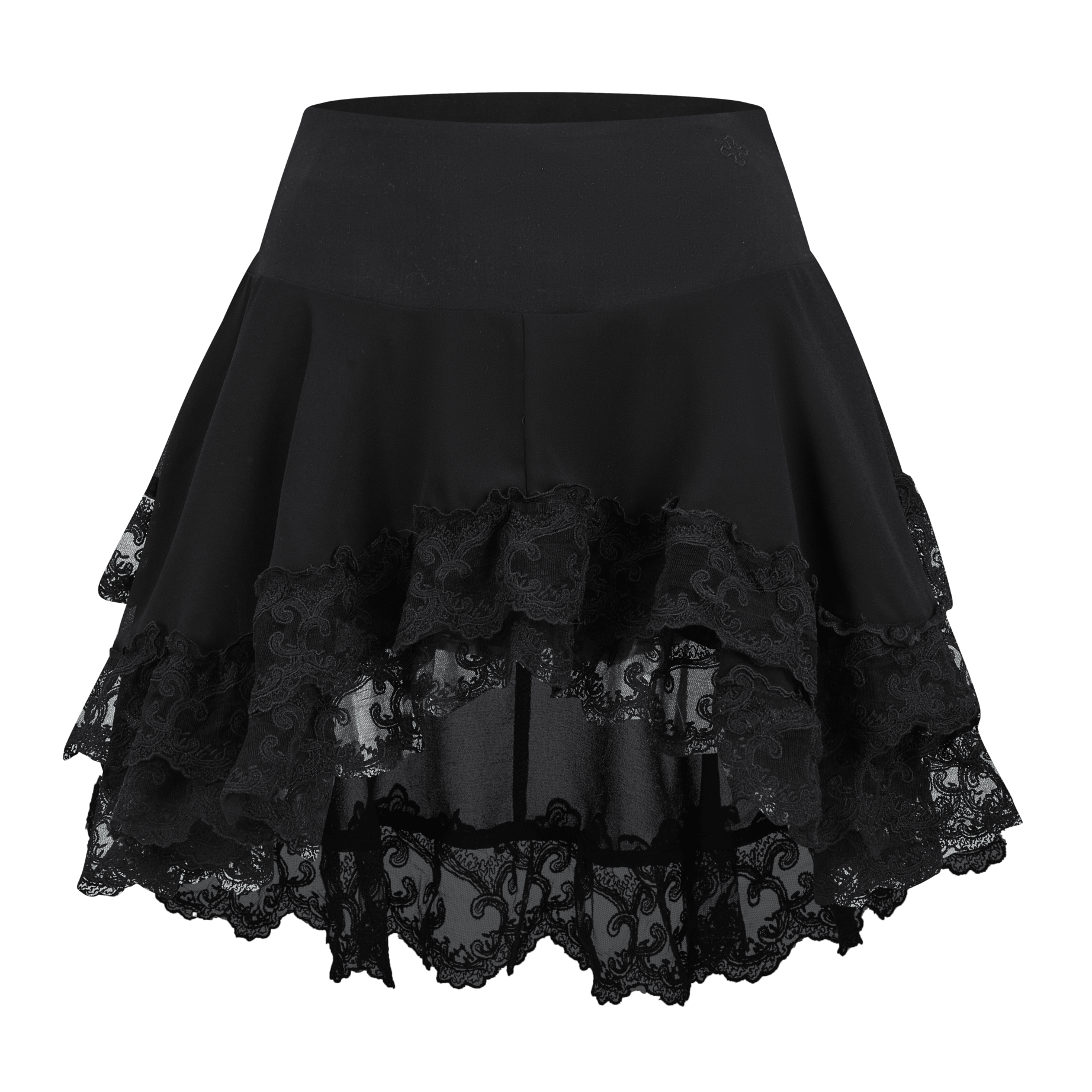 (pre) Layer Frill Lace Mini Skirt