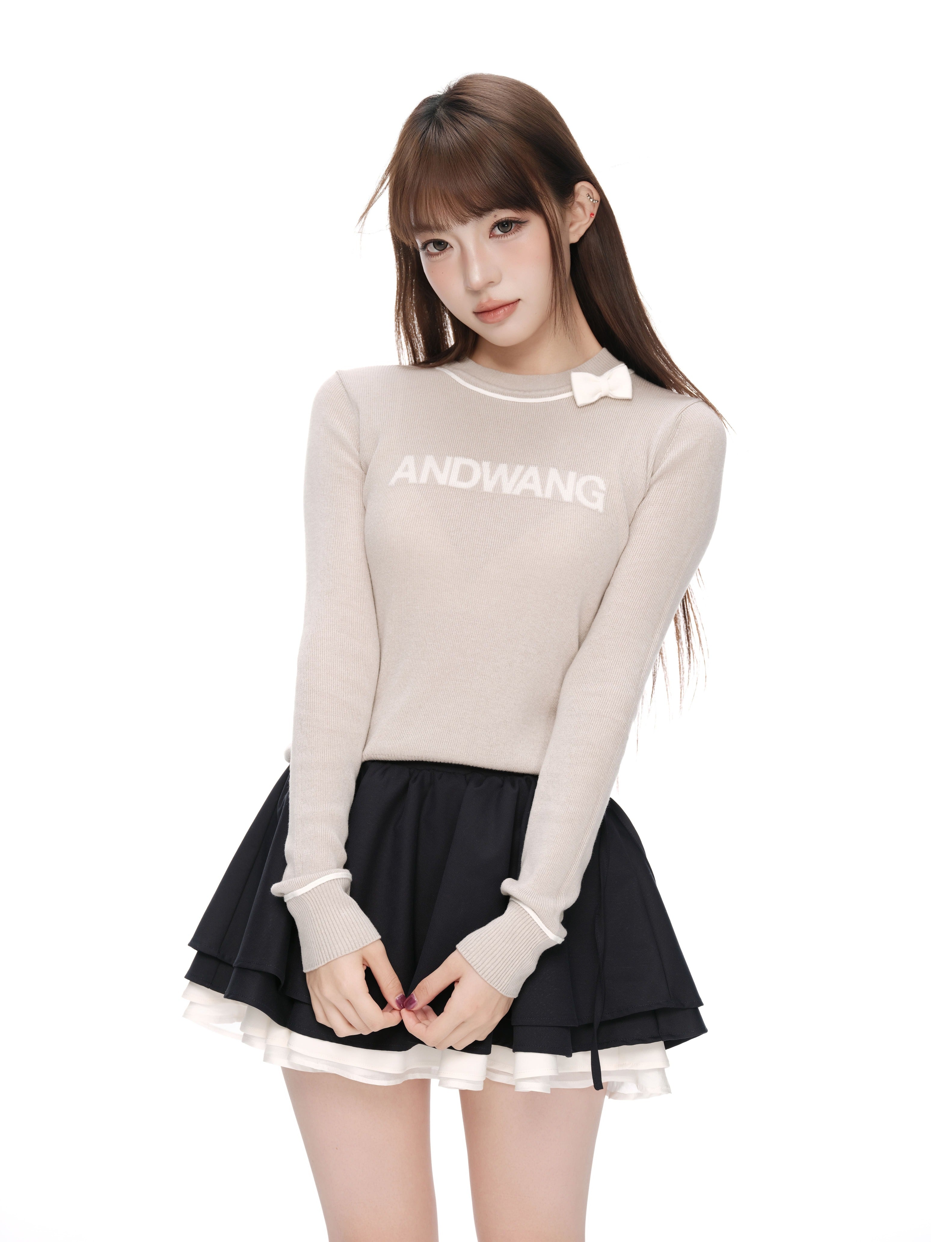 Insignia Ribbon Knit Top